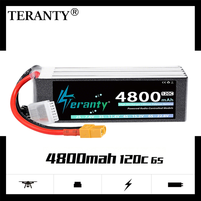 Drone Battery Plate - TERANTY 6S 4800mAh Lipo 배터리 22.8V