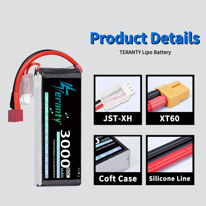 테란티 2S 3000mAh 리포 배터리 7.4V 60C - Drone Battery Plate 리뷰 및 가격