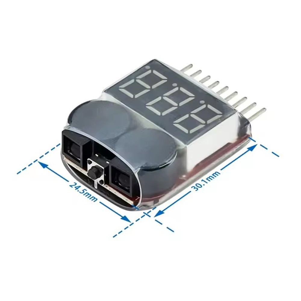 배터리 체커 저전압 부저 알람 LXD 1 8S 리튬폴리 - Drone Battery Voltage Checker 리뷰 및 가격