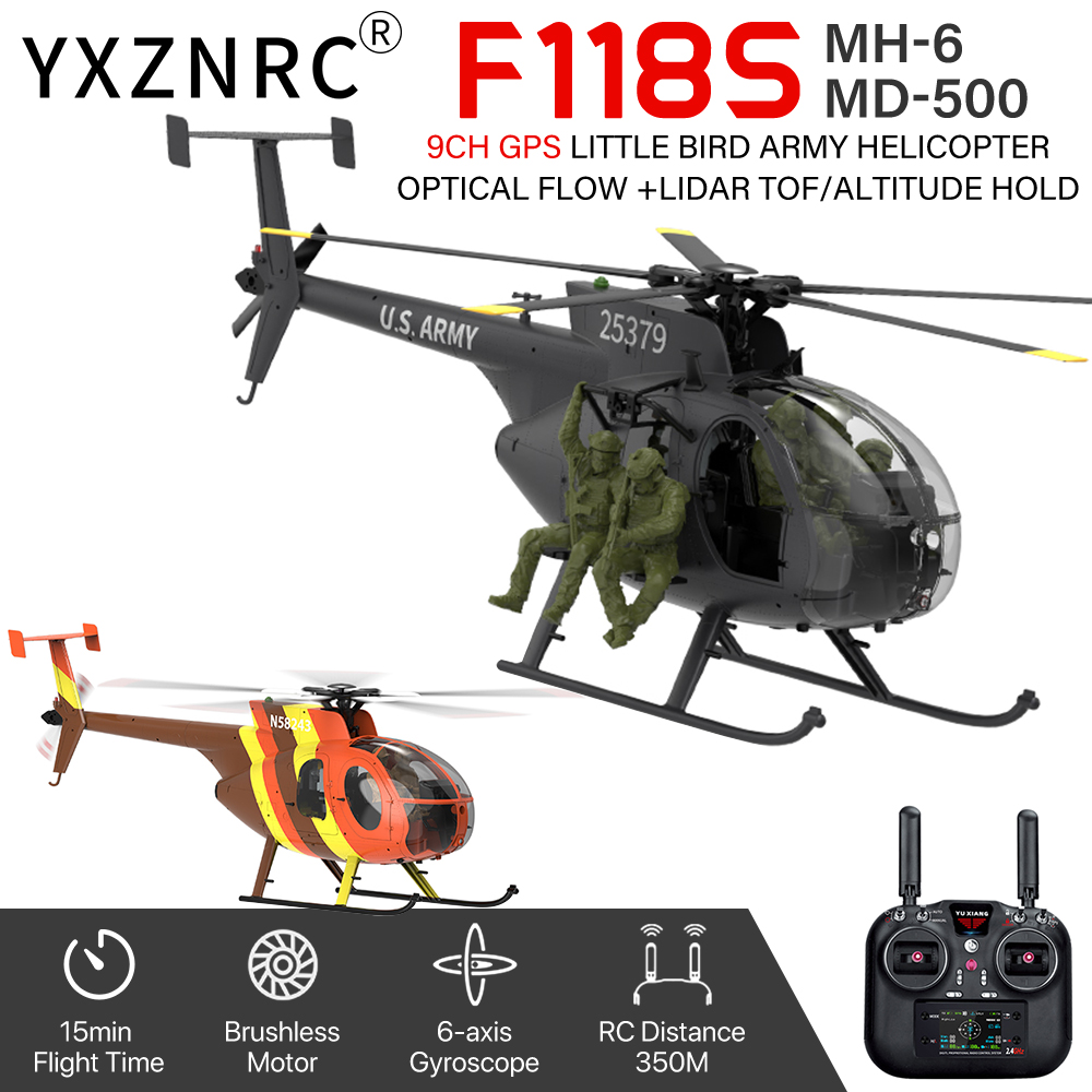 YUXIANG F118S RC 헬리콥터 MH‑6 MD‑ - Drone Battery 4S 리뷰 및 가격